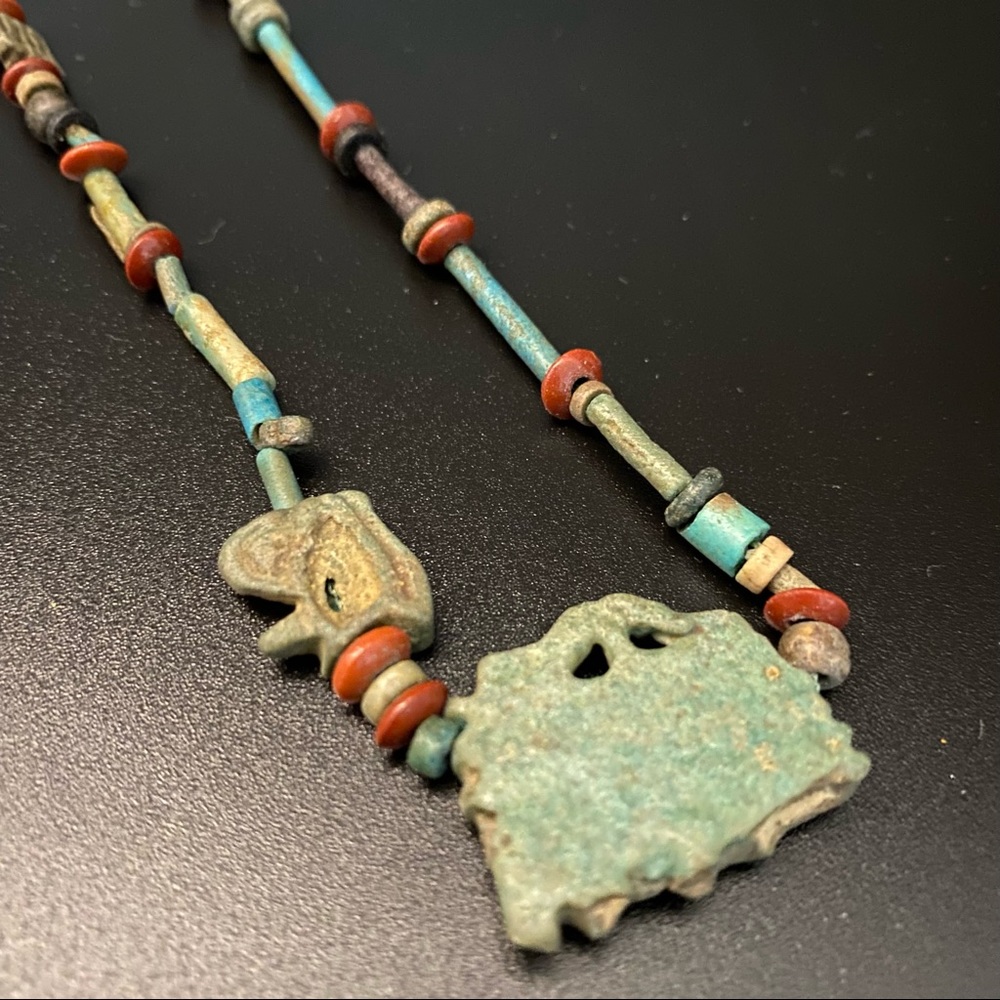 Vintage Multi Gemstone, Turquoise, Coral, Stone Long Beaded Pendant Necklace - Picture 11 of 16